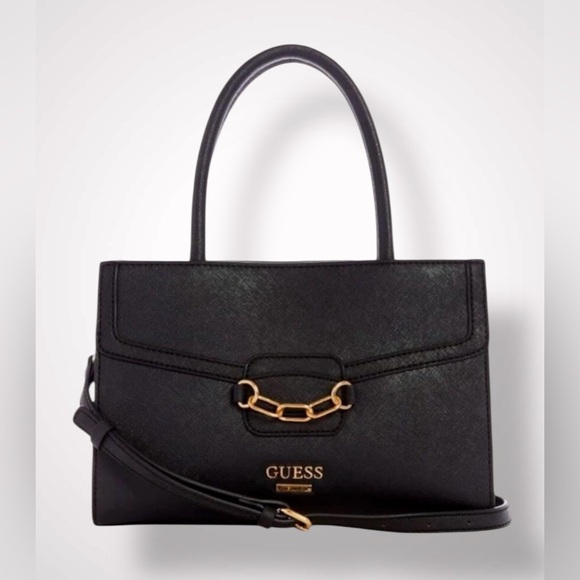 GUESS Factory Women's Kaito Satchel Black - Picture 3 of 5